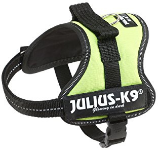 JULIUS K-9 Trixie Powergeschirr Gr.Mini-Mini (XS) neon, schwarz