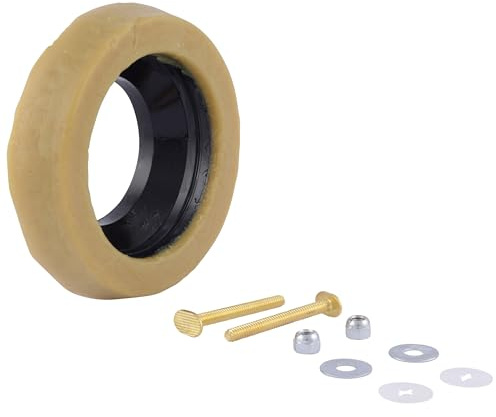 Eastman 40007 Toilet Bowl Wax Ring Set, 4 inch x 3 inch