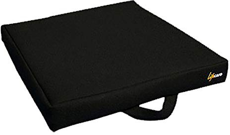 Emo - Cojin Cuadrado Antiescaras de Flotación Líquida, Evita la Aparición de Llegas en la Piel, Mejora la Circulación Sanguínea, Funda Exterior Lavable, 40x40x6 cm