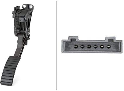 HELLA 6PV 010 946-181 Sensor, posición pedal - para vehic. dirección izquierda - 6polos - Caja de cambios manual