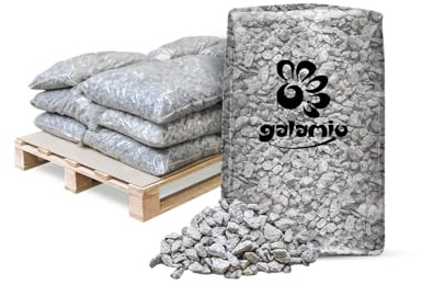 Granitsplitt Ziersplitt Edel Deko Stein Garten Terrasse Natur Dekor 16-22mm 20kg x 15 Sack 300kg / 1 Palette