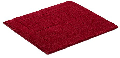 Vossen 1147430390 Exclusive - Badeteppich, 55 x 65 cm, rubin
