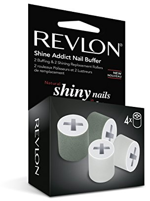 REVLON Set Manucure Pédicure Recharges de Rouleaux Buffer/Polisseur d'Ongles