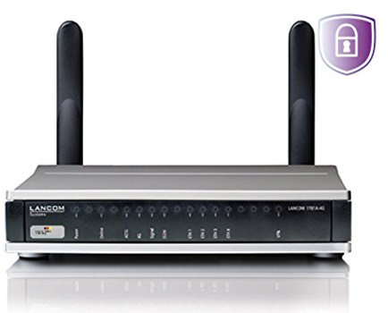 Lancom 62609 Routeur VPN 4 x RJ-45, ADSL, Port COM, USB 2.0