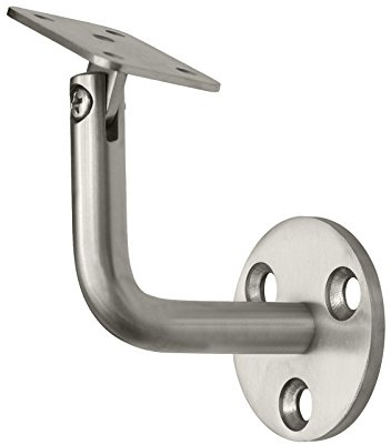 Edelstahl Handlaufträger Handlaufhalter Handlauf Wandhalter Holz Geländer (Für Geländertyp Flach, Stil 3)