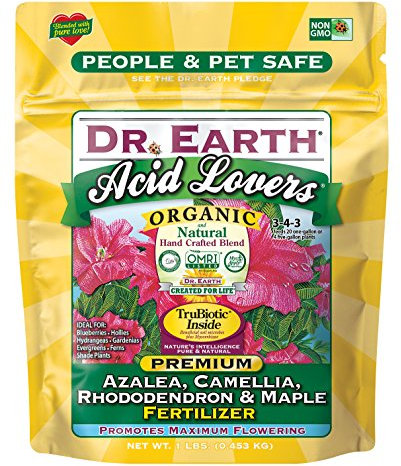 Dr. Earth Organic & Natural Mini Acid Lover Azalea, Camellia, Rhododendron & Maple Fertilizer (1 Lbs)