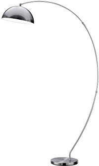Trio Leuchten Trio 429910107 Lampada a Piantana ad Arco in Nichel Opaco, 4.5 Watt W, 32.5 x 32.5 x 180 cm