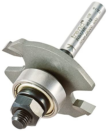Trend Professional Biscuit Jointer Set Router Cutter Bit, 1/4 Inch Shank, 40mm Cut Diameter, 4mm Cut Length, Biscuit Sizes No.0, 10 & 20, 342X1/4TC