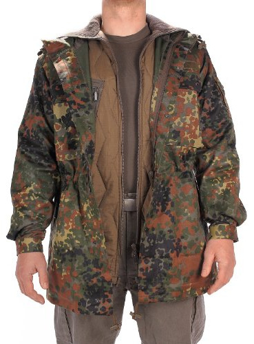 Men's Bundeswehr Jacket with A Removabel Inner Jacket