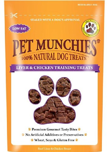 Munchies för lever och kycklinghund träningsgodis 50 g