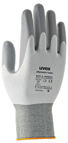 Uvex Polyamid Arbeitshandschuh Größe (Handschuhe): 6 EN 388 phynomic Foam 6005006 1 Paar