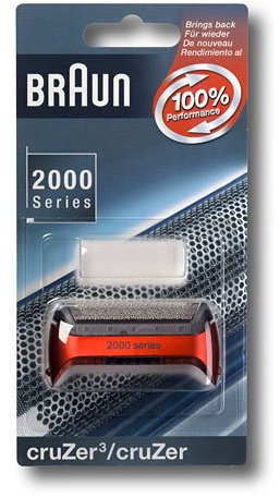 Braun Scherfolie Metallic Rot CruZer