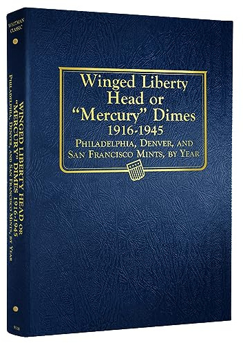 Whitman US Mercury Dime Coin Album 1916 - 1945 #9118