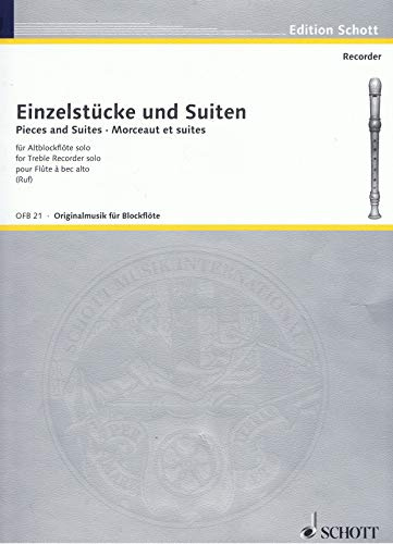 Einzelstücke und suiten (Ruf) - FlA solo: treble recorder.