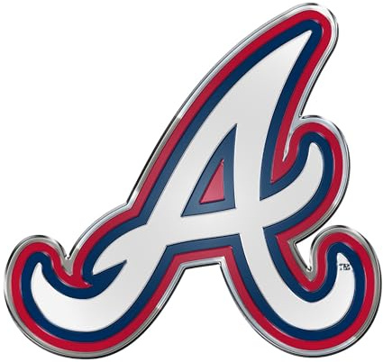 FANMATS 60396 - MLB - Atlanta Braves Embossed Color Emblem | A Cap Logo