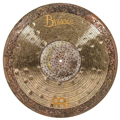 Meinl Cymbals Byzance Jazz Ralph Peterson Plato Nuance Ride de 21 pulgadas (53,34cm) Platillos de Batería - Bronce B20, Acabado Tradicional y Crudo (B21NUR)