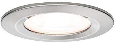 Paulmann Premium EBL Set Nova rund dimmbar LED 3x7W 230V GU10 51mm Eisen geb./Alu Zink
