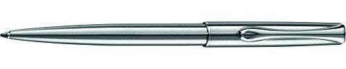 DIPLOMAT - Kugelschreiber Traveller Edelstahl easyFlow - Schick und elegant - 5-Jahre-Garantie - Langlebig - Edelstahl