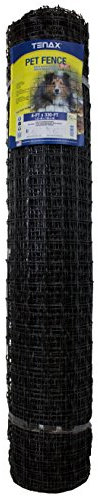 TENAX 2A140075 Pet Fence Select Pet Fence, Black, 4' x 330'