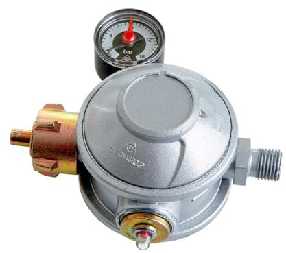 Double Régulateur de pression 50 mbar Gür barbecue au gaz ou Réchaud à gaz