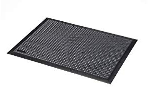 Notrax® 457 Skystep™ ESD ESD Gummimatte mit integrierten Kantenleisten 60cm x 90cm Schwarz