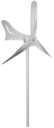 A1006 - steel4you SKARAT XXL Windrad Windmühle Speedy65 Plus aus Edelstahl (65cm Rotor-Durchmesser), kugelgelagert, mit Windfahne (360° Grad drehbar) - Made in Germany (Höhe: 75 cm)
