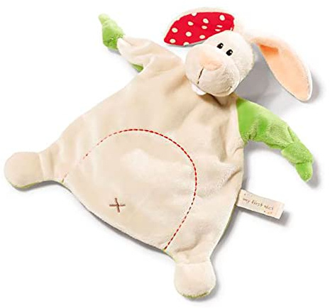NICI Plüsch NICI Schmusetuch Hase 25x25cm (39679), Beige
