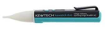 Kewtech KEWSTICKDUO Voltage Tester Pen Volt Stick with Dual Sensitivity CAT IV Rated, Pack of 1