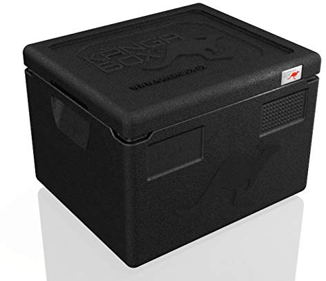 KÄNGABOX® Expert GN 1/2 – Thermobox für Gastronomie & Catering – Perfekt für GN-Behälter 32,5x26,5cm – Ultraleicht, stapelbar, stoßfest – Spülmaschinenfest & HACCP-konform – 10L, 15L, 19L