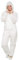 combinaison jetable 10 Gr. M - L - XL - XXL - XXXL- blanc - bleu - vert - de combinaison de protection de combinaisons jetables PP - combinaison de peintre - - BICAP (XL, blanc)