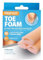 Profoot Toe Foam - Instant Pain Relief for Bunions and Corns - Soft Foam Toe Tubes - Foam Toe Protectors - Relieves Pressure and Friction - 3 Tubes, 2 Small and 1 Large