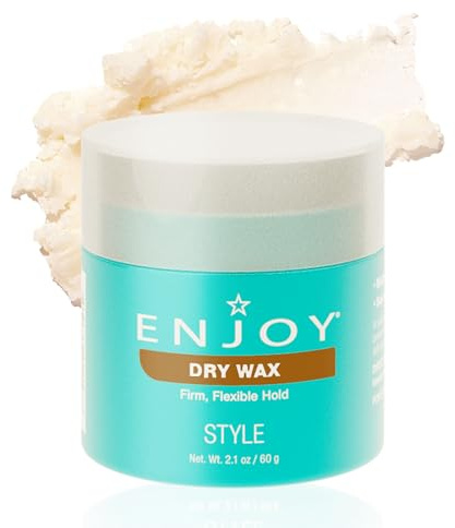 Enjoy Enjoy Dry Wax (2.1 oz) - Non-Greasy, Pliable Hair Wax