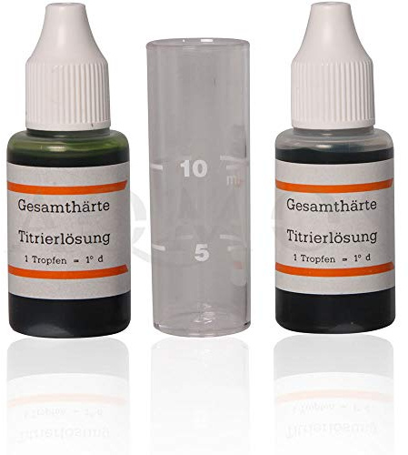 AQMOS Wasserhärte Messung °dH Doppellpackung Härtemessbesteck