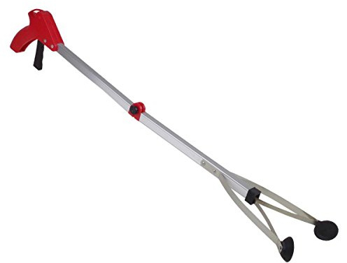Greifzange 82cm faltbar Alu Müllgreifer Müllzange Greifhilfe Greifarm Hilfe