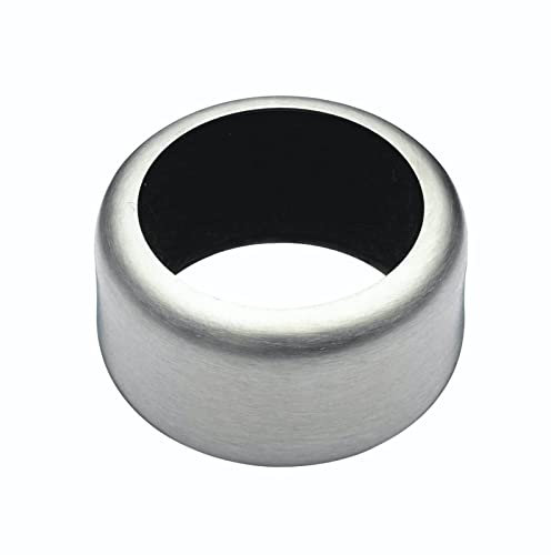BarCraft KCBCCOLLARCD Wine Drip Ring, Velvet Lined, Stainless Steel, 4 cm, Silver