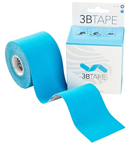 3B Scientific Cinta de kinesiología (5m x 5cm) Cinta de Soporte Elástico para Músculos y Articulaciones para Ejercicio, Deporte, Recuperación de Lesiones y Dolor Muscular - Azul
