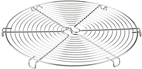 FMprofessional 21634 Kuchenrost, Edelstahl, silber, Durchmesser 360 mm