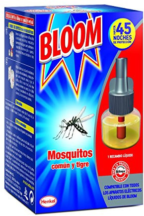 Recambio Bloom Electrico Líquido contra mosquitos común y tigre - 2 pack