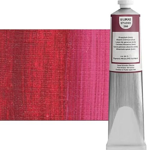 LUKAS STUDIO OIL 200 ml, Ölfarbe in Premium-Qualität, Farbton Krapplack (imit.)