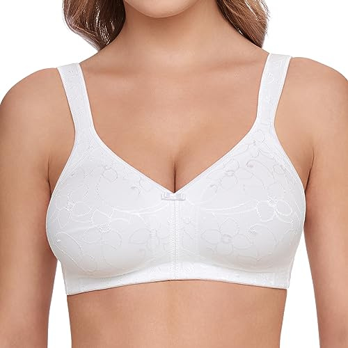 Susa Prothesen-BH ohne Bügel mit vorgeformten Taschen Reggiseno, Weiß 003, 75C Donna