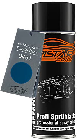 TRISTARcolor Autolack Spraydose für Mercedes/Daimler Benz 0461 Cobalt Blue Basislack Sprühdose 400ml