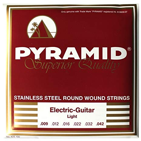 Pyramid Stainless Steel Light E-Gitarrensaiten NEU