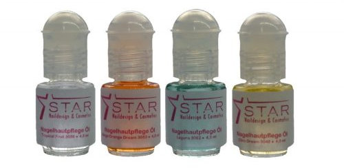 Nagelhautpflege Nagelöl Roller Set 1 - Studioqualität, Nagelöl Set:Set 1 (4 x 5 ml)