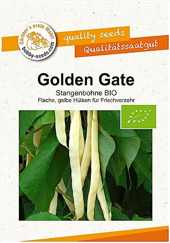 BIO-Bohnensamen Golden Gate Stangenbohne Portion