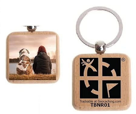 geo-versand Holz SchlüsselanhängerWunschaufdruck Personalisierbar