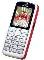 Nokia 5070 red White Handy