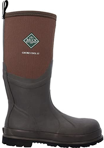 MUCK Men's Chore Tall XpressCool Steel Toe, Brown, Size 9(0)
