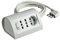 BTicino S3711DB Ciabatta Multipresa da Scrivania/Tavolo con Interruttore Luminoso, 3500 W, 250 V, Bianco