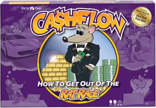 Rich Dad CASHFLOW Educational Game by Robert Kiyosaki for Family Financial Literacy, Business Building, Investing & Money Management - Playful Learning Opportunities