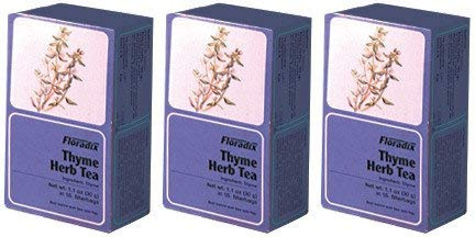 (3 PACK) - Floradix - Thyme Herbal Tea | 15 Bag | 3 PACK BUNDLE